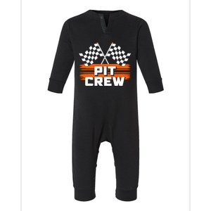 Pit Crew Racing Party Infant Fleece One Piece