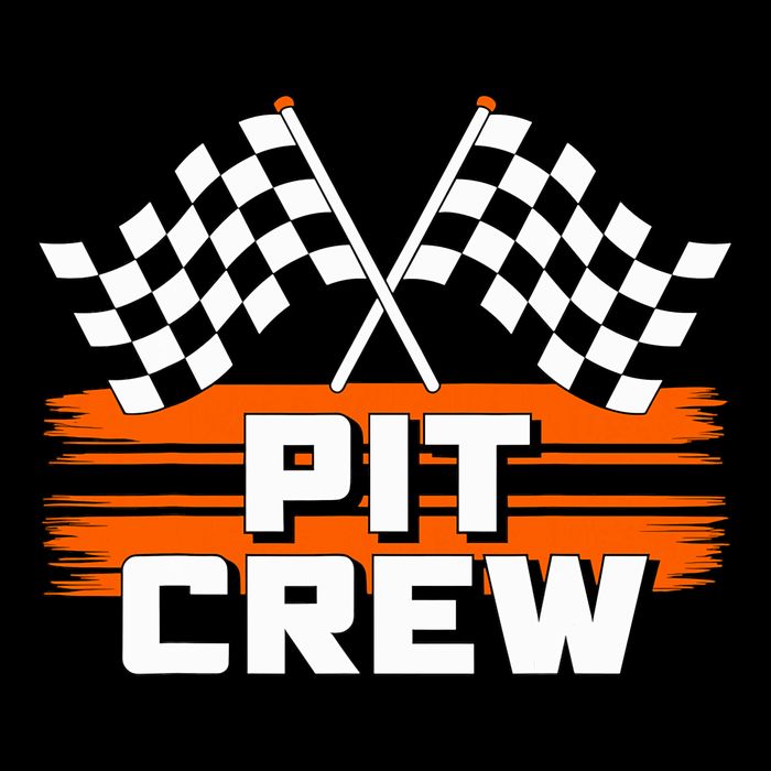 Pit Crew Racing Party Flatbill Hat