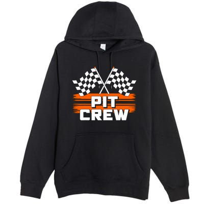 Pit Crew Racing Party Premium Pullover Hoodie