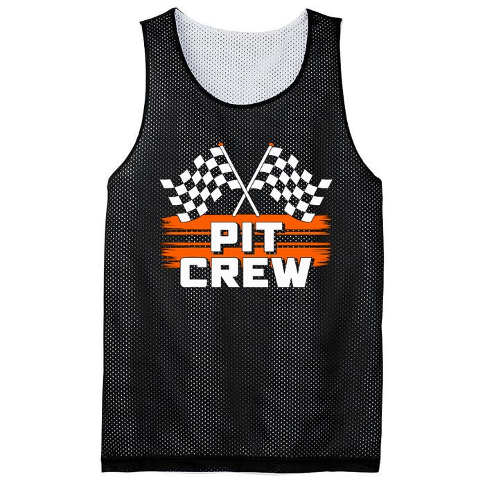 Pit Crew Racing Party Mesh Reversible Basketball Jersey Tank