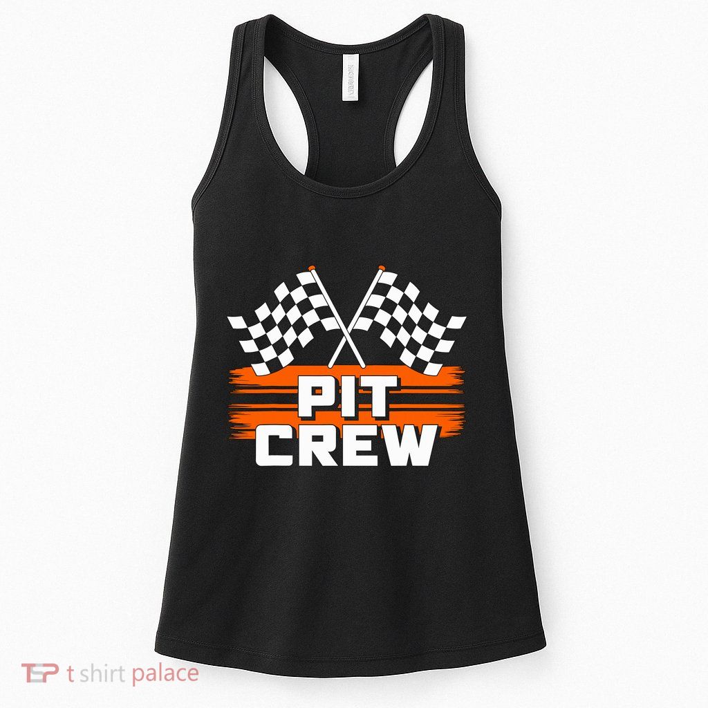 Pit Crew Racing Party Womens Tank Top