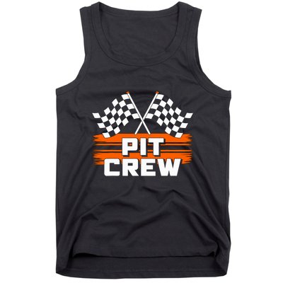 Pit Crew Racing Party Tank Top