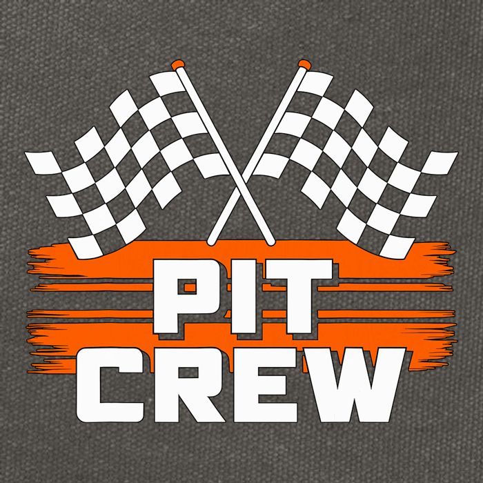 Pit Crew Racing Party Cotton Canvas Backpack