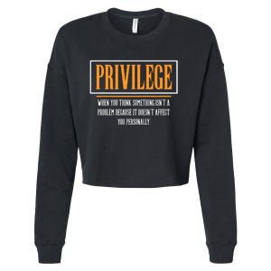 Privilege, Civil Rights Tee, Equality VNeck Cropped Pullover Crew