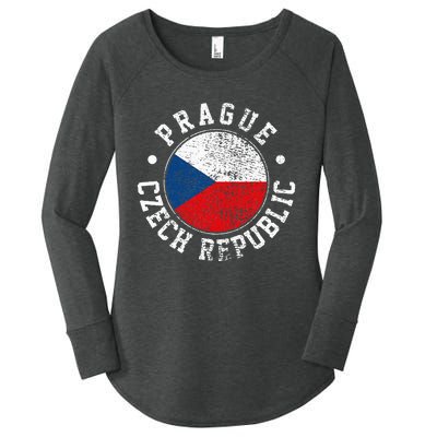 Prague Czech Republic Women's Perfect Tri Tunic Long Sleeve Shirt