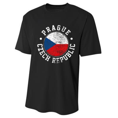 Prague Czech Republic Performance Sprint T-Shirt