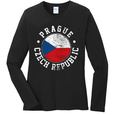 Prague Czech Republic Ladies Long Sleeve Shirt