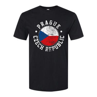 Prague Czech Republic Softstyle CVC T-Shirt