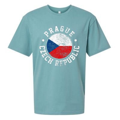 Prague Czech Republic Sueded Cloud Jersey T-Shirt