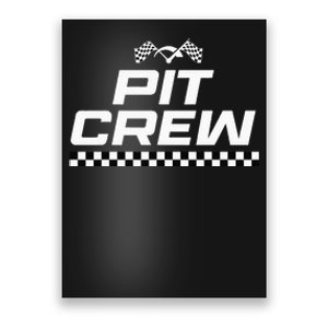 Pit Crew Race Car Apparel Pit Crew Poster