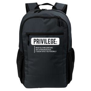 Privilege, Civil Rights, Equality VNeck Daily Commute Backpack