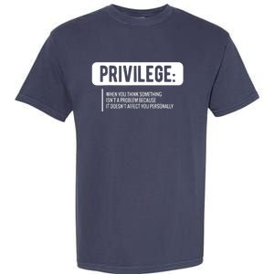 Privilege, Civil Rights, Equality VNeck Garment-Dyed Heavyweight T-Shirt