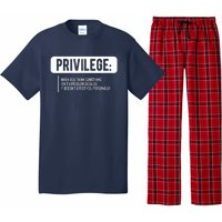 Privilege, Civil Rights, Equality VNeck Pajama Set