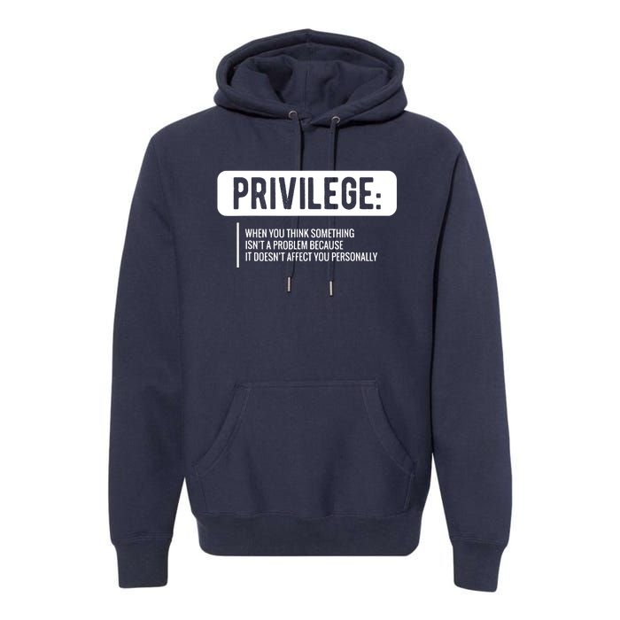 Privilege, Civil Rights, Equality VNeck Premium Hoodie