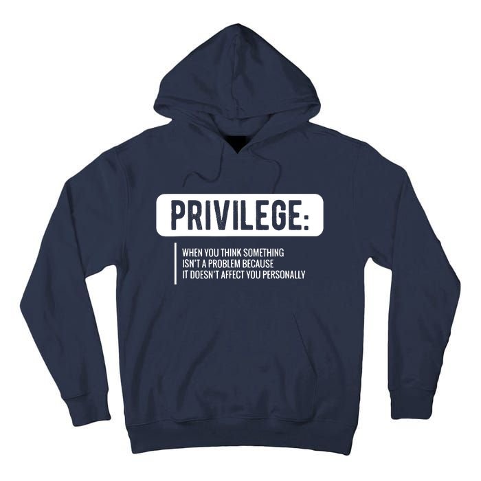 Privilege, Civil Rights, Equality VNeck Tall Hoodie