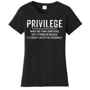 Privilege, Civil Rights, Equality VNeck Women's T-Shirt