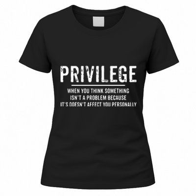 Privilege, Civil Rights, Equality VNeck Women's T-Shirt