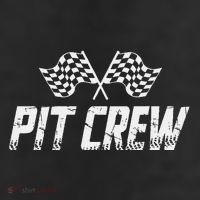 Pit Crew Race Car 7 Panel Mesh Trucker Snapback Hat