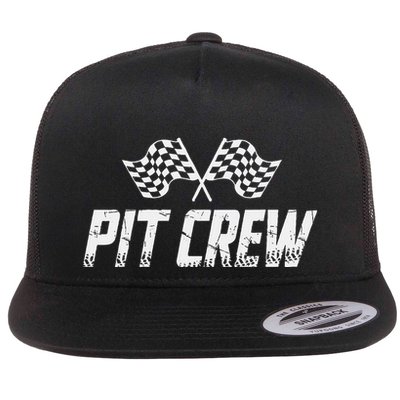 Pit Crew Race Car Flatbill Hat