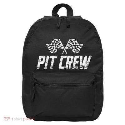 Pit Crew Race Car 16 in Basic Backpack