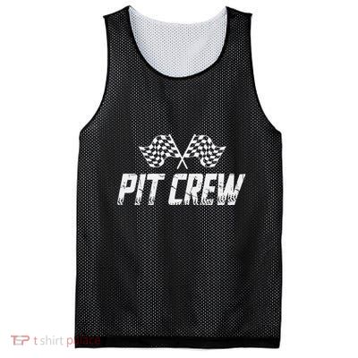 Pit Crew Race Car Mesh Reversible Basketball Jersey Tank