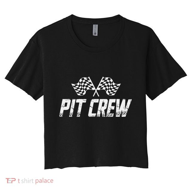 Pit Crew Race Car Crop Top