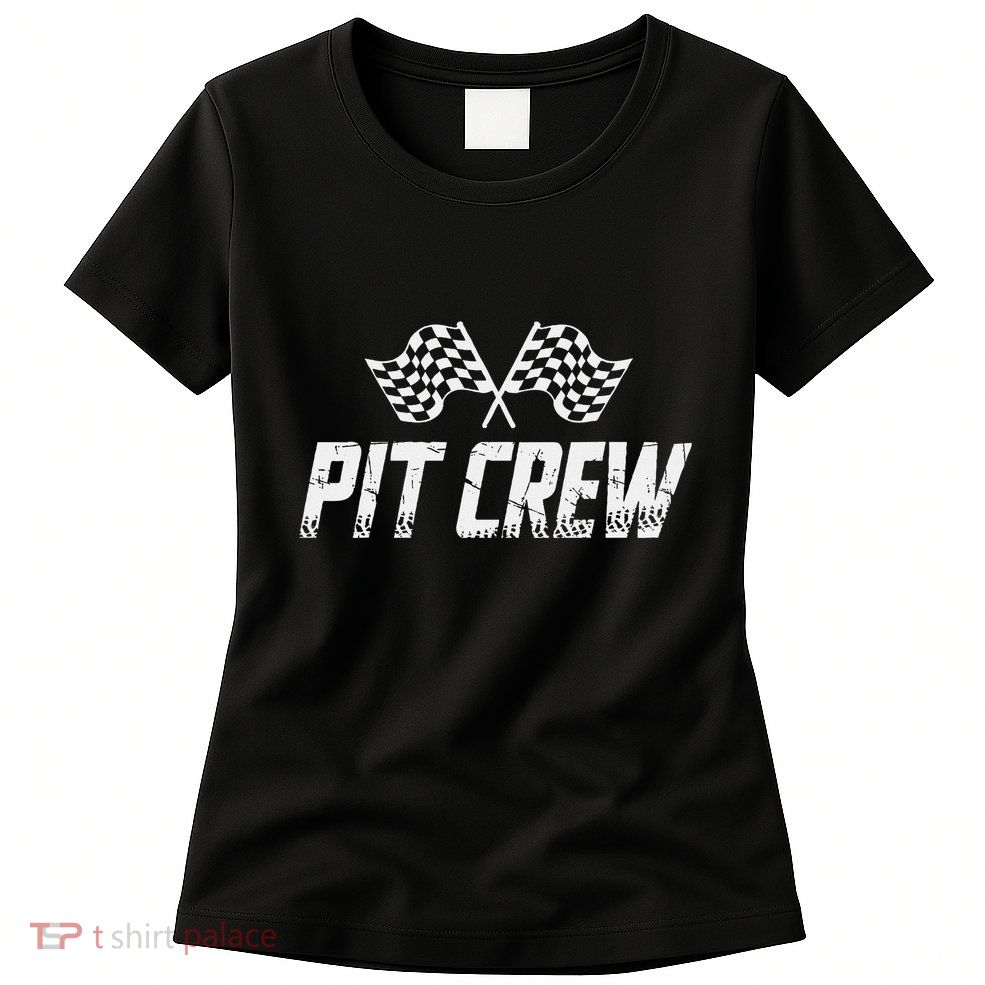 Pit Crew Race Car Womens T-Shirt