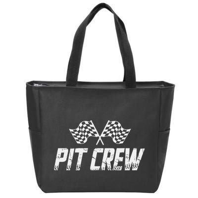 Pit Crew Race Car Zip Tote Bag