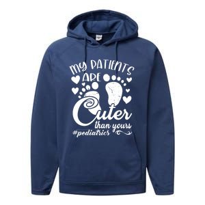 Peds Crew Rn Pediatrician Specialist Pediatric Nursing Squad Gift Performance Fleece Hoodie