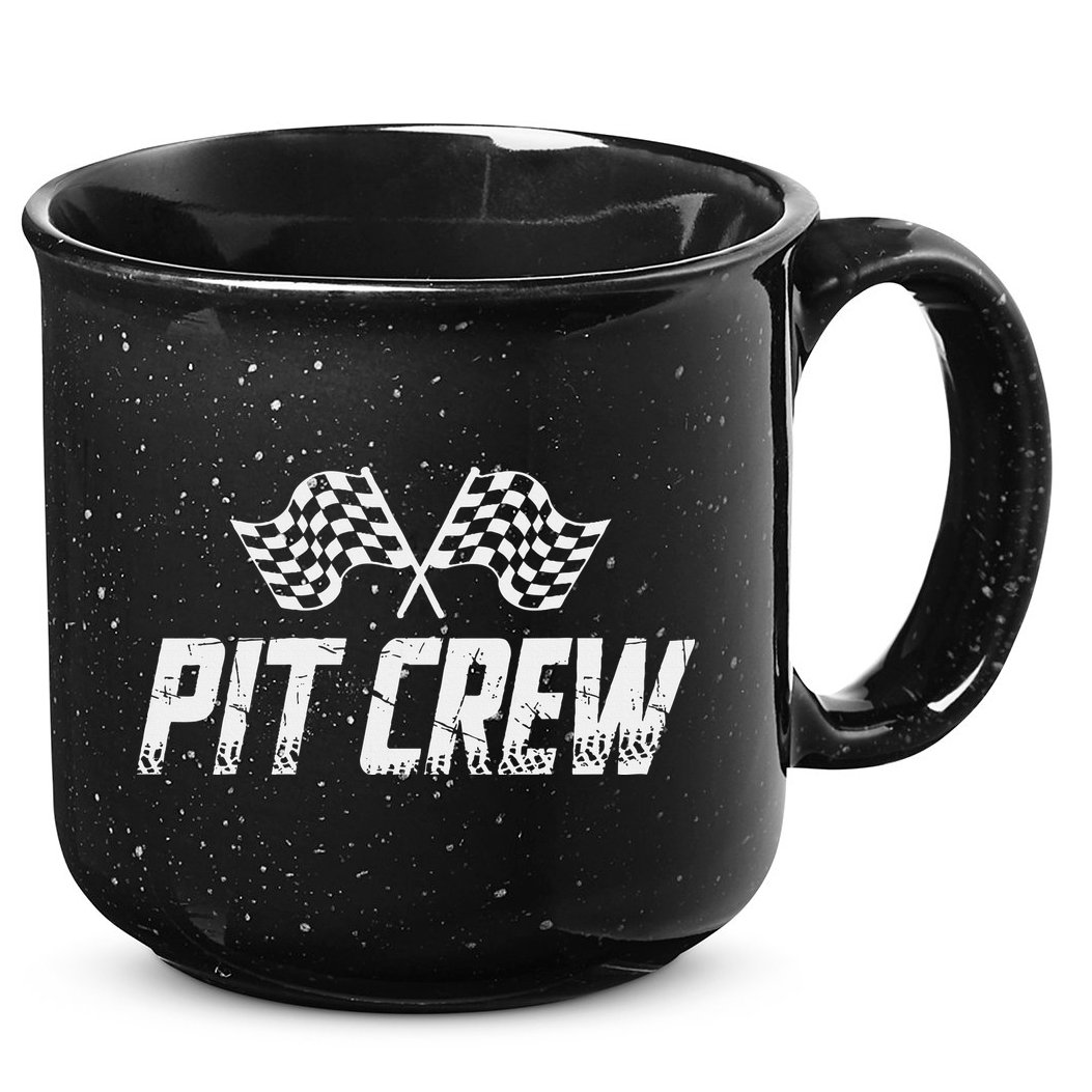 Pit Crew Race Car 15oz Campfire Ceramic Mug