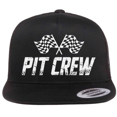 Pit Crew Race Car Flatbill Hat