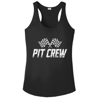 Pit Crew Race Car Ladies PosiCharge Competitor Racerback Tank