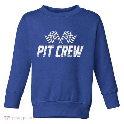 Pit Crew Race Car Toddler Sweatshirt