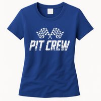 Pit Crew Race Car Womens T-Shirt
