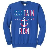 Patriotic Captain Ron Vintage Us Flag 4th Of July Boating Gift Sweatshirt