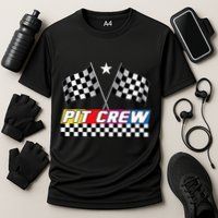 Pit Crew Racing Day For Stock Car Race Day Parties Cooling Performance Crew T-Shirt