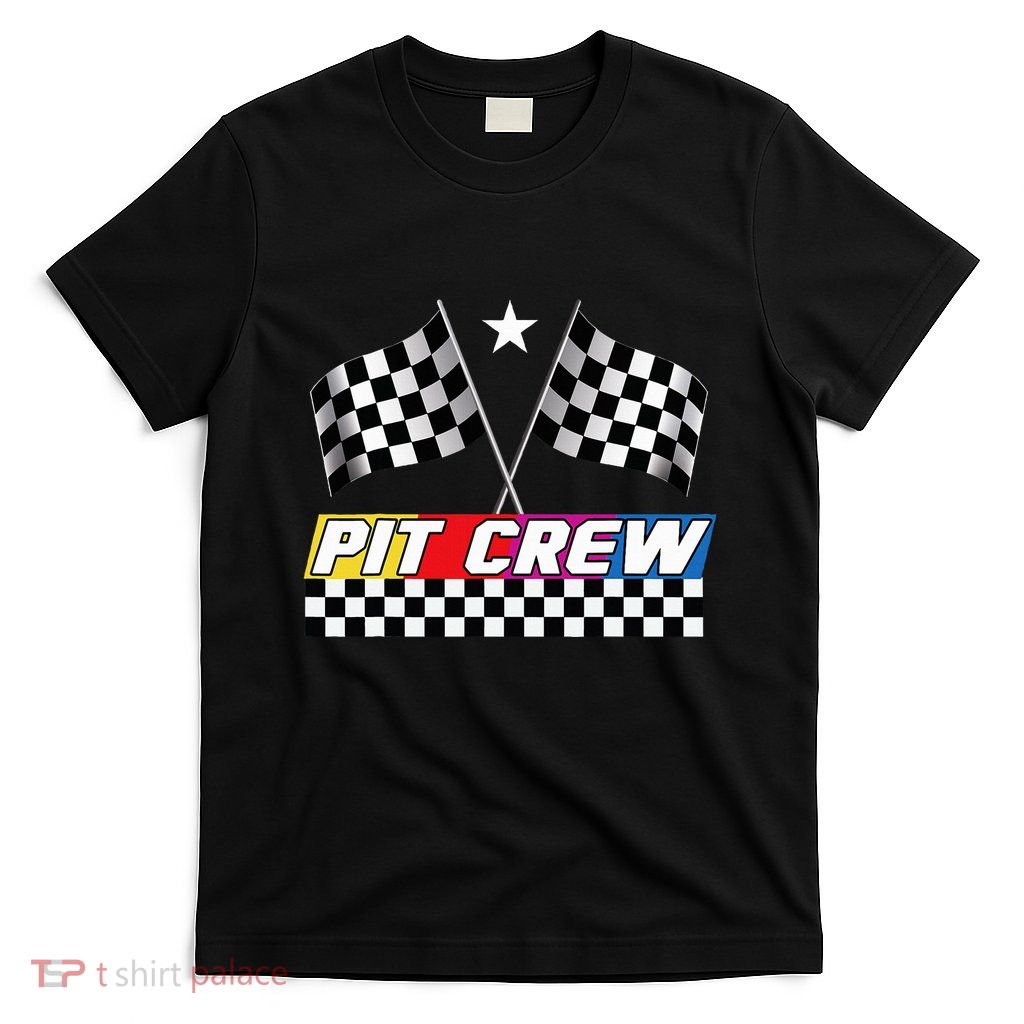 Pit Crew Racing Day For Stock Car Race Day Parties T-Shirt