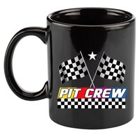 Pit Crew Racing Day For Stock Car Race Day Parties 11oz C Handle Ceramic Mug