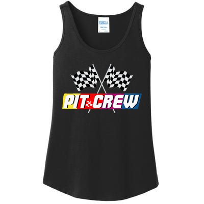 Pit Crew Racing Car Lover Ladies Essential Tank