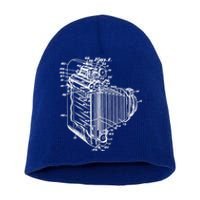 Photo Camera Retro Historical Drawing Camera Photographer Gift Short Acrylic Beanie