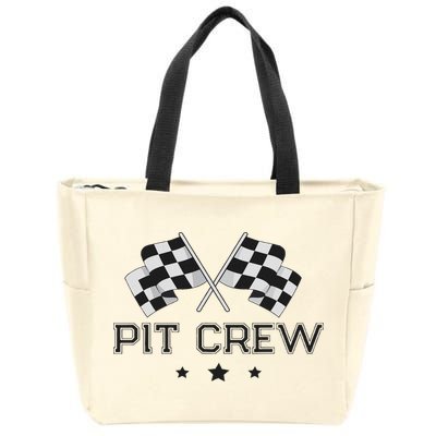 Pit Crew Racing Car Zip Tote Bag