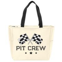 Pit Crew Racing Car Zip Tote Bag