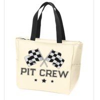 Pit Crew Racing Car Zip Tote Bag