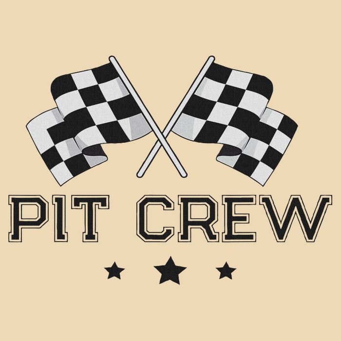 Pit Crew Racing Car Zip Tote Bag