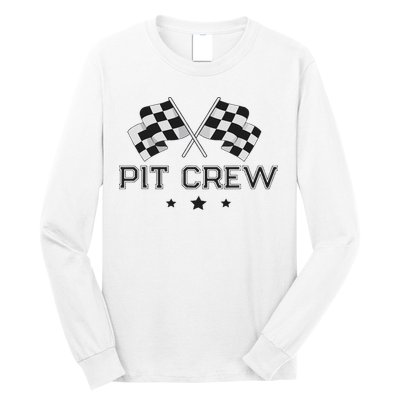 Pit Crew Racing Car Long Sleeve Shirt