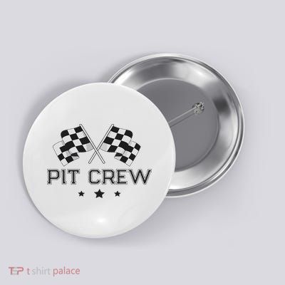 Pit Crew Racing Car Button