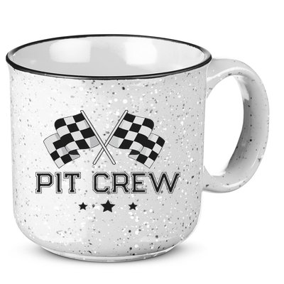 Pit Crew Racing Car 15oz Campfire Ceramic Mug