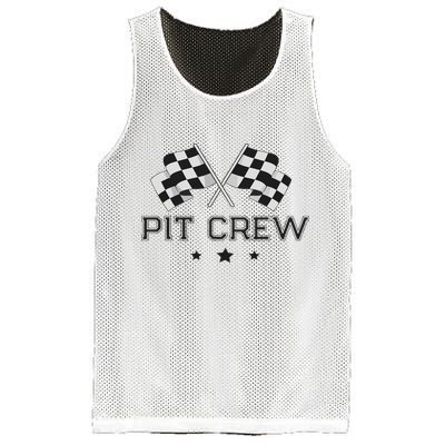 Pit Crew Racing Car Mesh Reversible Basketball Jersey Tank