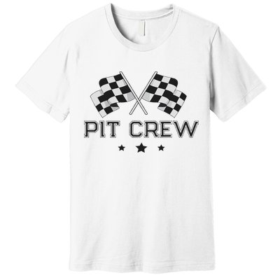 Pit Crew Racing Car Premium T-Shirt