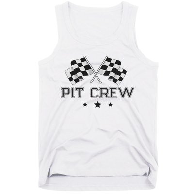 Pit Crew Racing Car Tank Top
